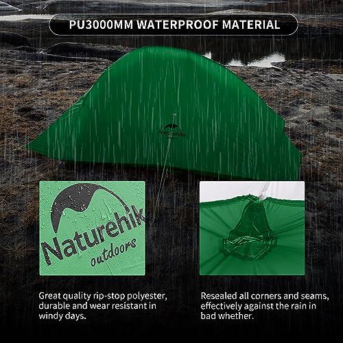 Naturehike Cloud-Up 1 Person Tent, Lightweight Backpacking Tents for One Man, Waterproof Ultralight One Person Tent for Camping Hiking Backpacking