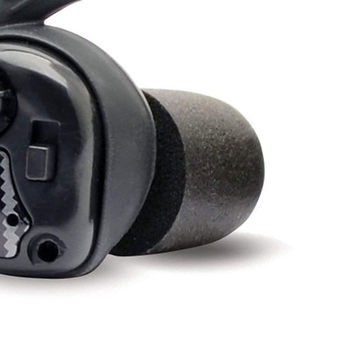 Walker's Silencer Wireless NRR25dB Electronic Sound Suppression Hearing Protection Earbuds for Shooting, Hunting, Range, Black