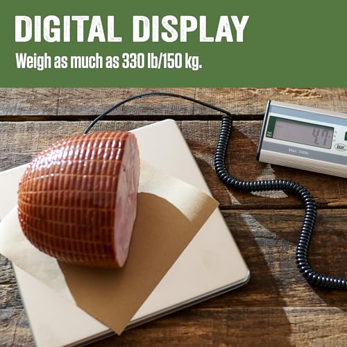 LEM Products 330 lb. Stainless Steel Digital Scale, Silver