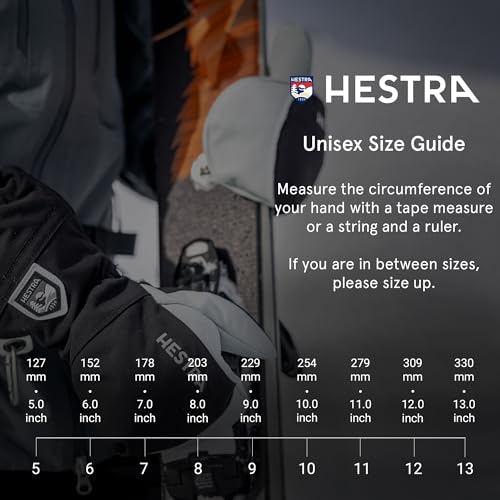 Hestra Moon Light Mitt, Windproof Insulated Mitten for Alpine Skiing, Snowboarding, Cross Country Ski & Snowshoeing