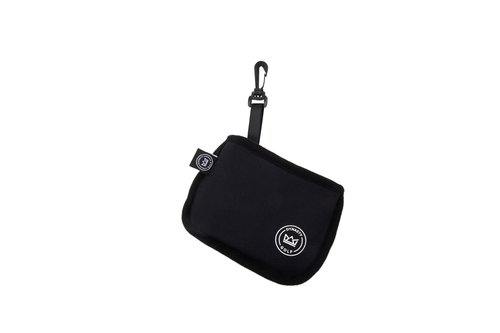 Golf Club Cleaner for Golf Bag - Golf Ball Cleaner Pouch - Waterproof Inside and Dry Outside - Golf Club Brush and Groove Cleaner in One - Golf Ball Washer - Golf Club Bag Accessories