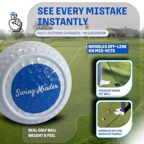 Golf Putting Training Aid Set of 3 Wheels for Accurate Stroke Practice