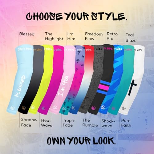 Youth Compression Sleeves for Baseball and Softball - Medium-Large Retro Pro