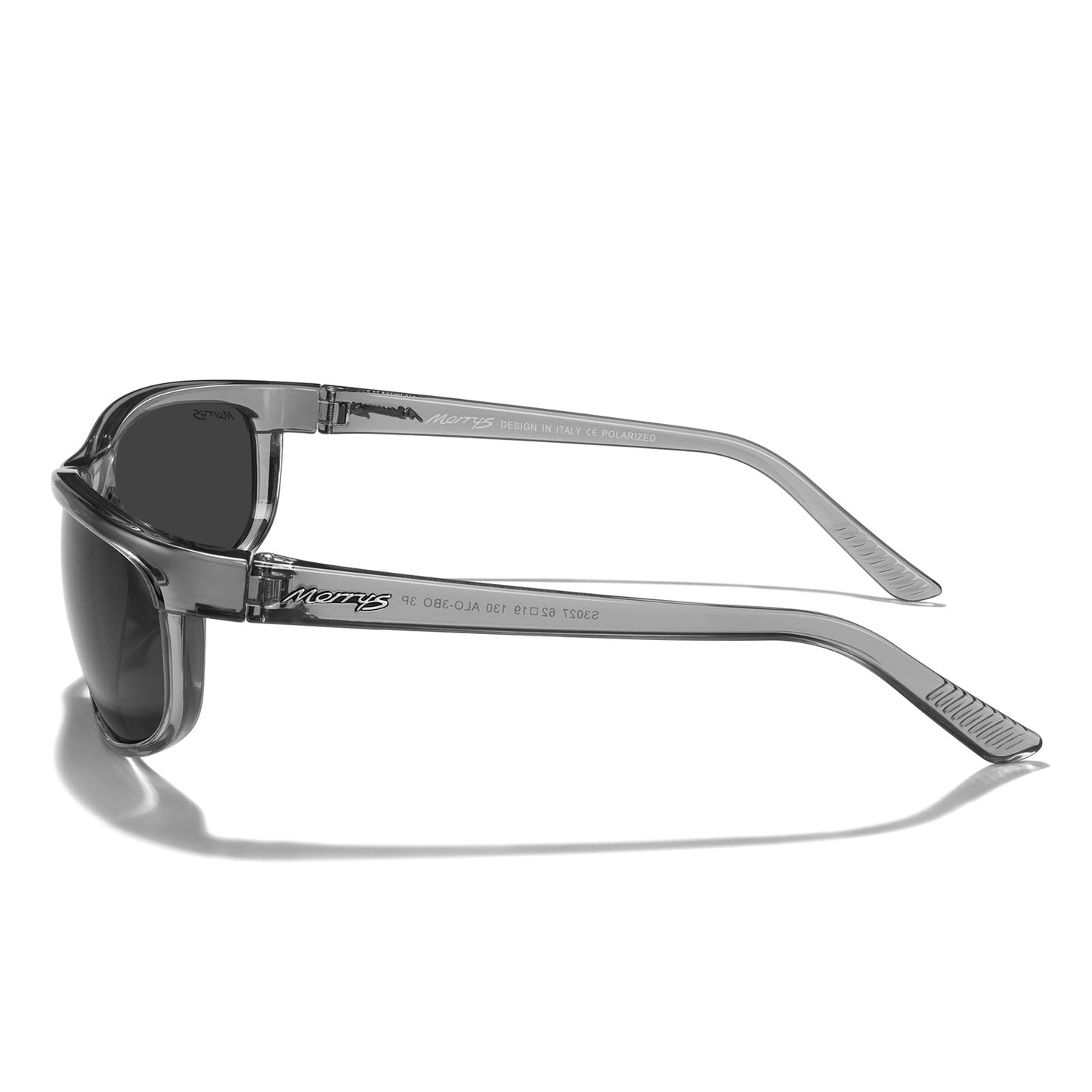 MERRY'S Wrap Around Sport Polarized Sunglasses for Men Women Driving Fishing Cycling Running UV400 Protection S3027