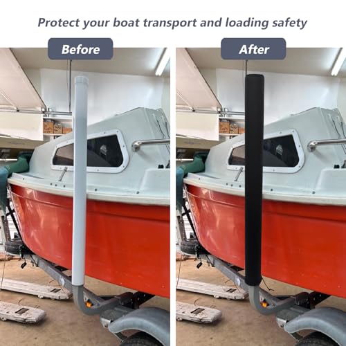 36 Inch Boat Trailer Guide Pole Cover Neoprene Marine Protective Cover 2 Pcs