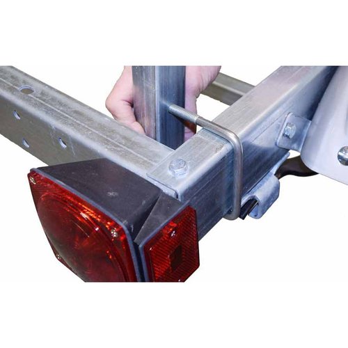 Malone MPG586XV EcoLight 2 Kayak Trailer with 2 V-Rack Kayak Carriers | 14' / 400 lbs Capacity | Fully Submersible | Marine Grade Galvanized Steel Construction