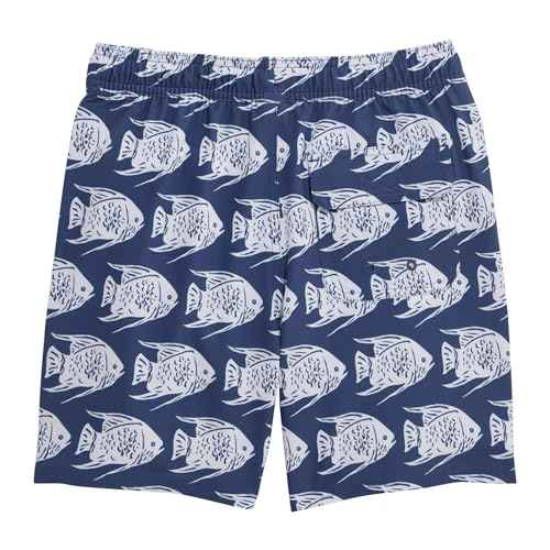 Vineyard Vines Boys Printed Chappy Swim Trunks, Moonshine