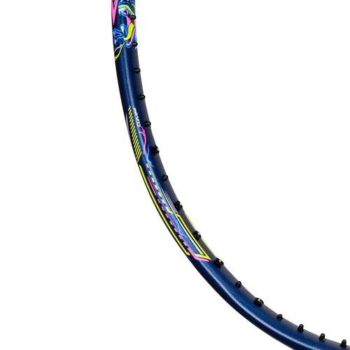 Hundred T-Rex 800 Strung Badminton Racket with Full Cover | 84 Grams | Maximum Tension ≤32 lbs (Navy)