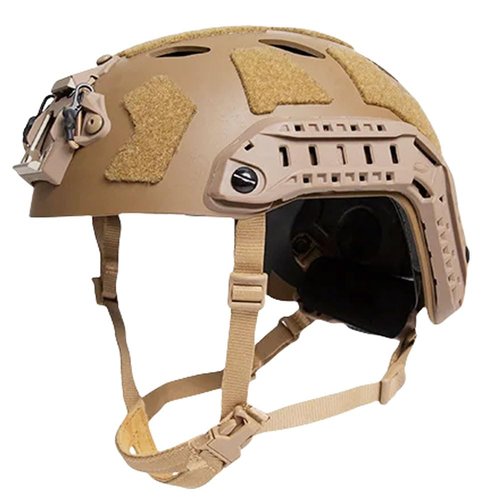 PAIRSOFTWIN Airsoft SF Hight Cut Fast ABS Protective Helmet for Tactical Outdoor Sports (Brown)