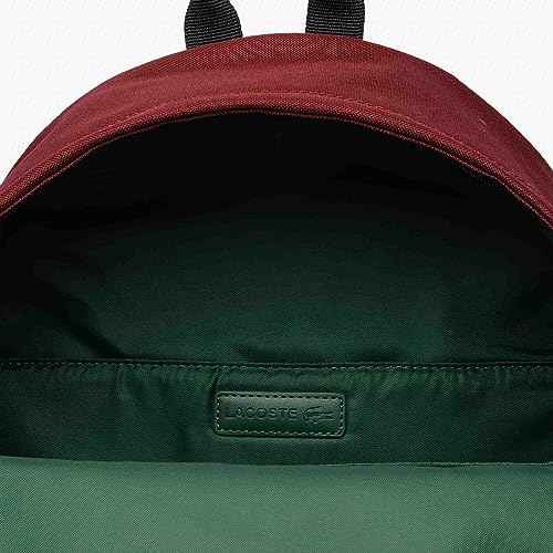 Lacoste Men's Sinpople Monogramme Backpack, Spleen, One Size