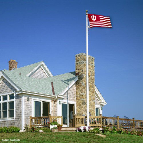 Indiana Hoosiers Flag 3x5 ft – Officially Licensed Polyester Banner with Grommets