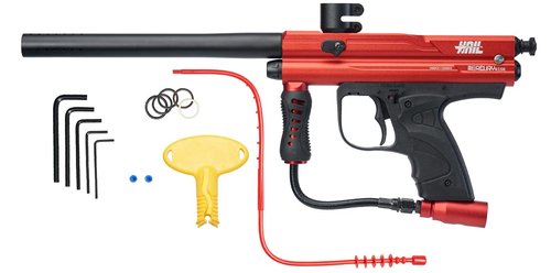Mercury Rise Hail Semi Auto .68 Caliber Paintball Gun Marker (Hail Red)