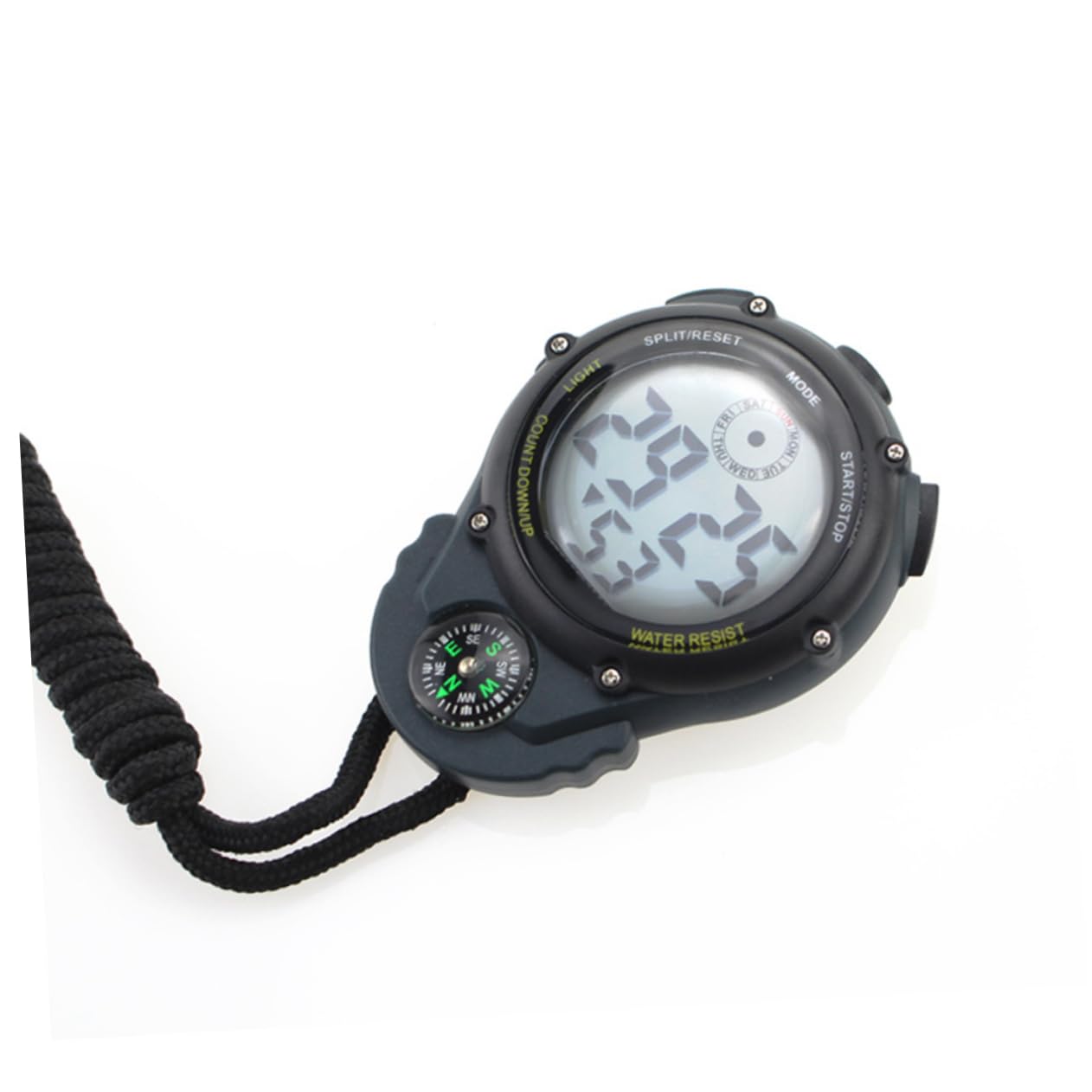 POPETPOP Electronic Stopwatch with Backlight Large Screen Abs Material Portable Timer for Training and Competitions Timekeeping Watch for Running and Swimming