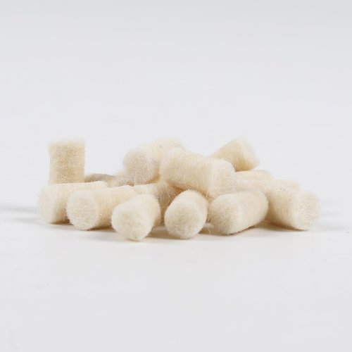 Cleaning Cotton Wool Felt Airgun Cleaning Pellets for Maintenance .22 Caliber Pellets 120 Counts with Storage Box, Air Rifle Cleaning Pellets, Cleaning Wool Pellets