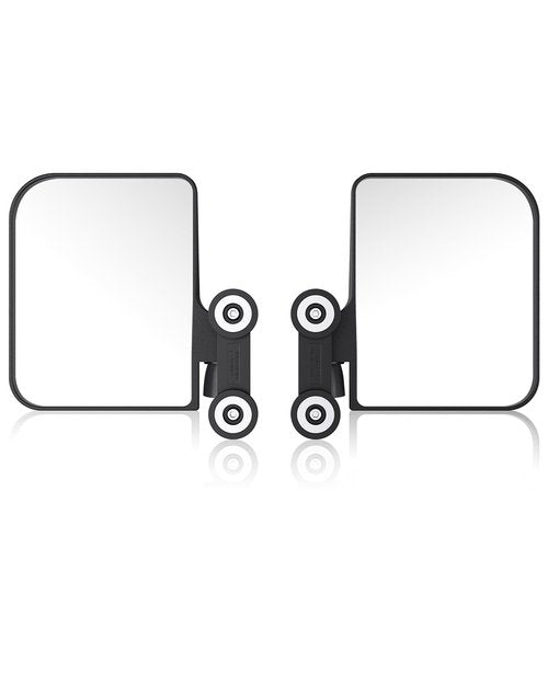 A2C Universal Magnetic Golf Cart Side Mirrors Compatible with EZGO Yamaha Club Car, No Drilling Large Magnetic Tractor Golf Cart Mirrors for Kubota Mahindra John Deere, Golf Car Tractor Accessories