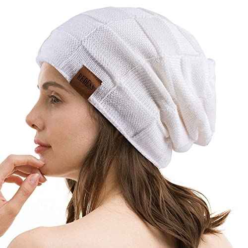 REDESS Beanie Hat for Men and Women Winter Warm Hats Knit Slouchy Thick Skull Cap