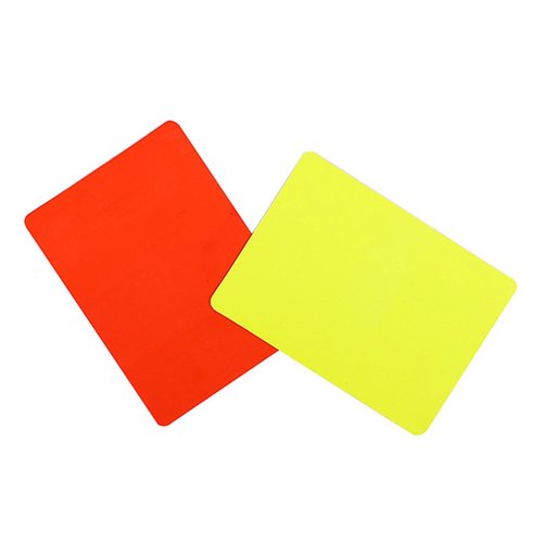 ZHORCIN Football Redness Yellow Card Set Sports Football Referee Redness Yellow Card Set Soccer Warning and Ejection Cards Set