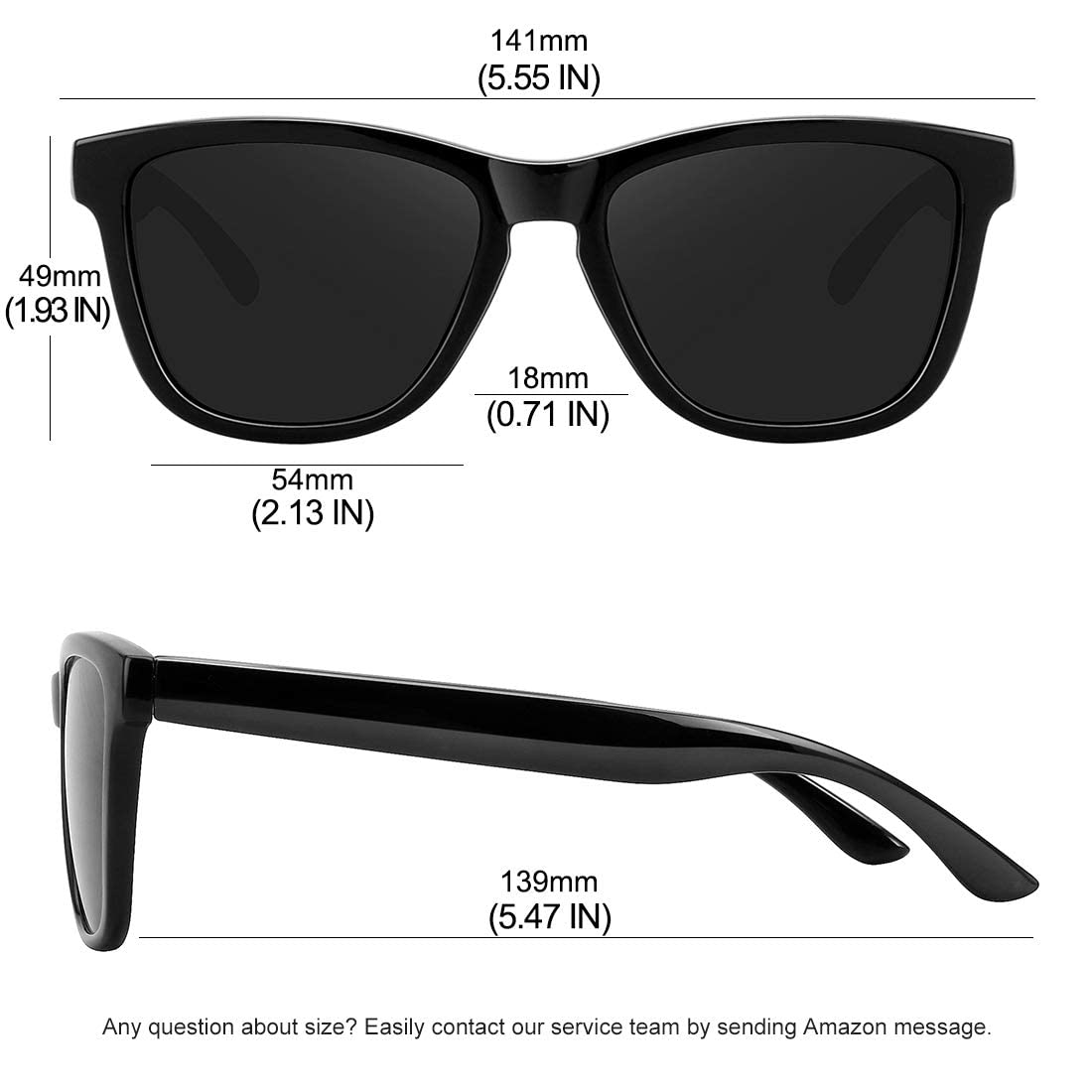 MEETSUN Polarized Sunglasses for Women Men Trendy Retro Square Shades