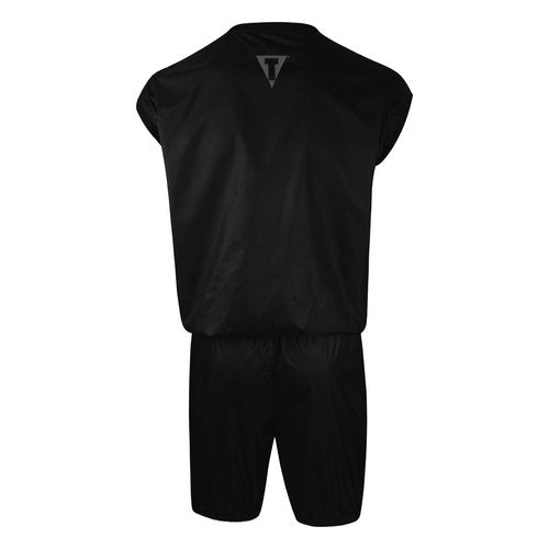Title Boxing Transcend Pro Nylon Sauna Suit (Black, X-Large)