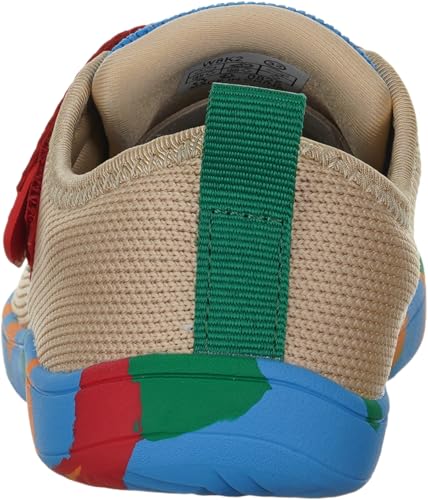 WHITIN Toddler Wide Barefoot Shoes for Natural Growth - Khaki Multi, Size W8K2