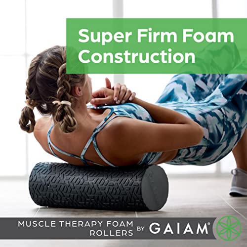 Textured Foam Roller 18-Inch Deep Tissue Muscle Massager for Recovery