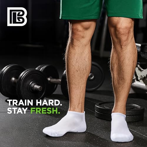 No Show Bamboo Workout Socks Women & Men 3 Pairs - Soft & Comfortable