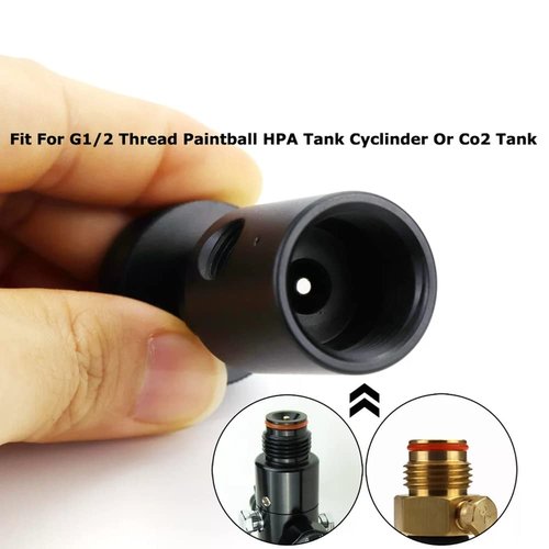 Manloney LLC Universal Paintball CO2 Fill Adapter Compressed Air Fill Station Remote On/Off ASA (Type-6)