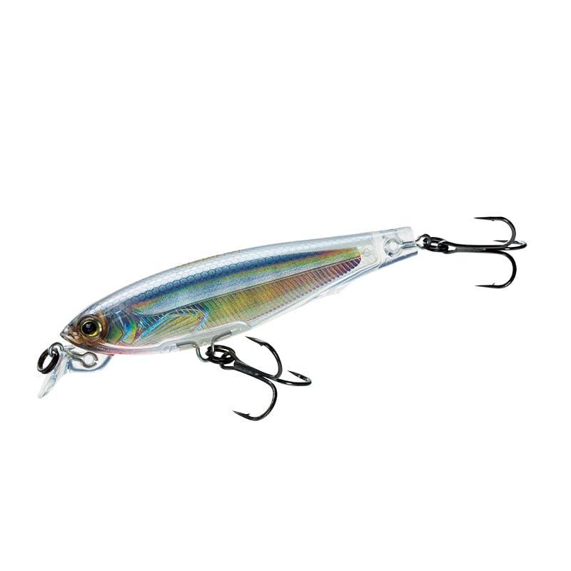 Duel Yo-Zuri 3DS Minnow 4" Suspending Lure - Holographic Ghost Shad Variation
