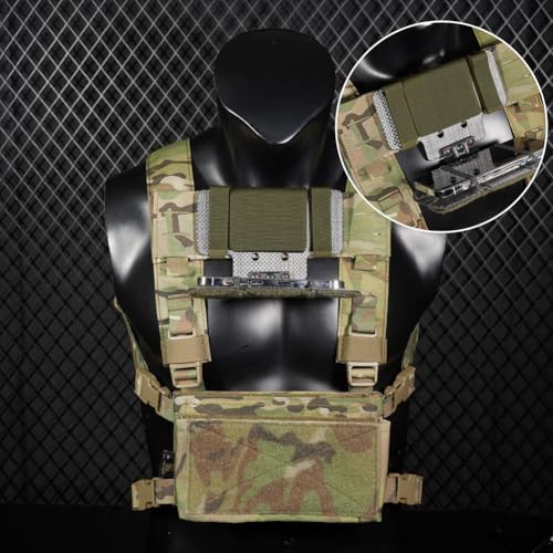 MC Tactical MOLLE Panel for Chest Rig - Full Webbing System for End User Devices