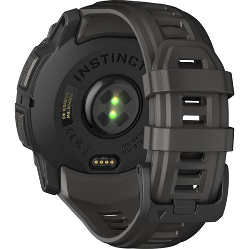 Garmin Instinct 3-50 mm Outdoor GPS Smartwatch, AMOLED, Black with Black Band 010-03020-00 Bundle with Deco Essentials Screen Protector & 2X Tactical Emergency Paracord Bracelet