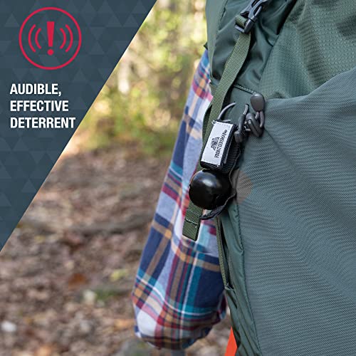Bear Bell with Magnetic Silencer - Black for Hiking & Camping Safety