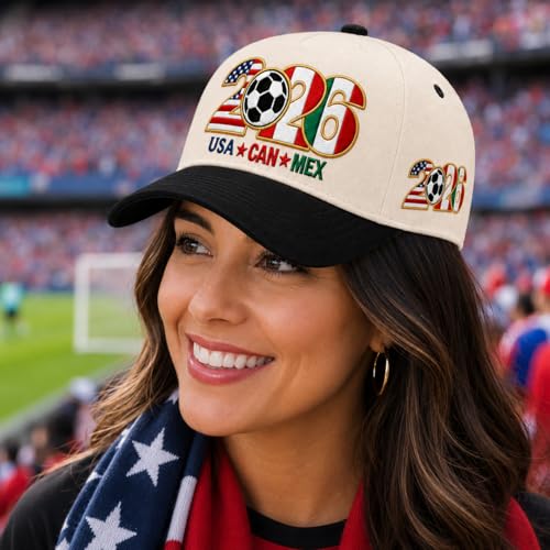 Embroidered Trucker Hat for Women Men Adjustable Cotton Baseball Cap - Black & Off-White
