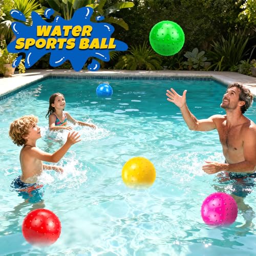 5 Pack 9-Inch Knobby Bouncy Balls - Sensory, Stress Relief & Massage Toys with Pump
