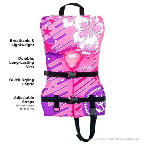 Oceans 7 US Coast Guard Approved Life Jacket for Infant, Kids, Youth, ? Type II & III Vest, Personal Flotation Device