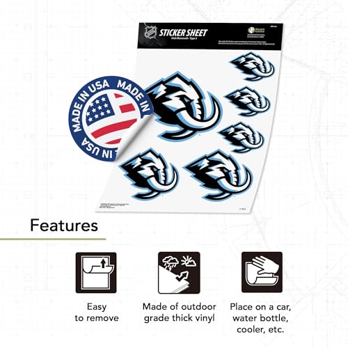 Desert Cactus Utah Mammoth Sticker Decal - 8.5 x 11 Inches, Outdoor Vinyl