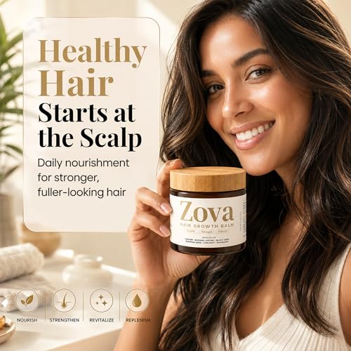 Hair Growth Balm with , Castor & Argan – Scalp Nourishing Treatment for All Hair Types