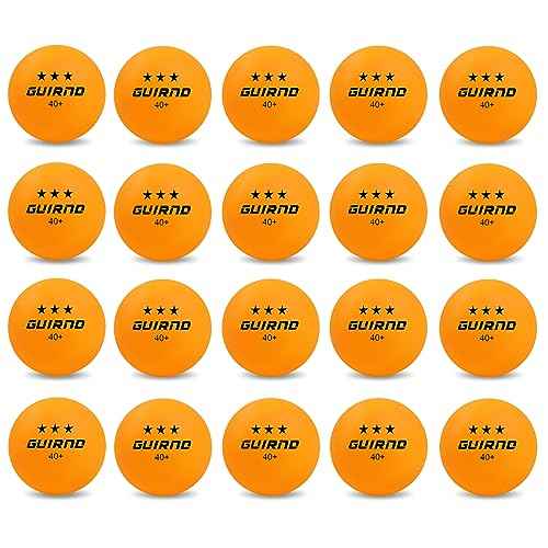 20 Pack Ping Pong Balls, 3 Star Table Tennis Balls, 40+ Pong Ball Competition and Recreational Play, Abs Ping Pong Ball, Games, DIY