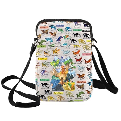 Reed Wings Fire Dragon Crossbody Bag - Darkstalker Legends Book Merch