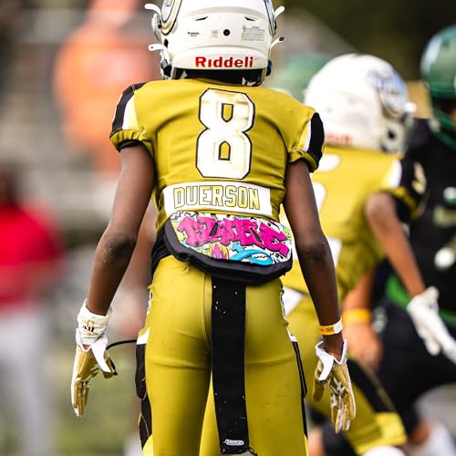 Battle Football Back Plate – Hard Shell Back Protector with Contoured Foam (Florida Variation)