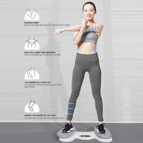 KYTO Waist Twister Disc, Exercise Twist Boards with Weighing Scale and Counter Waist Twist Board for Exercise Balance Board Waist Twister for Women Belly Fat Body Shaping Fitness Twister Machine