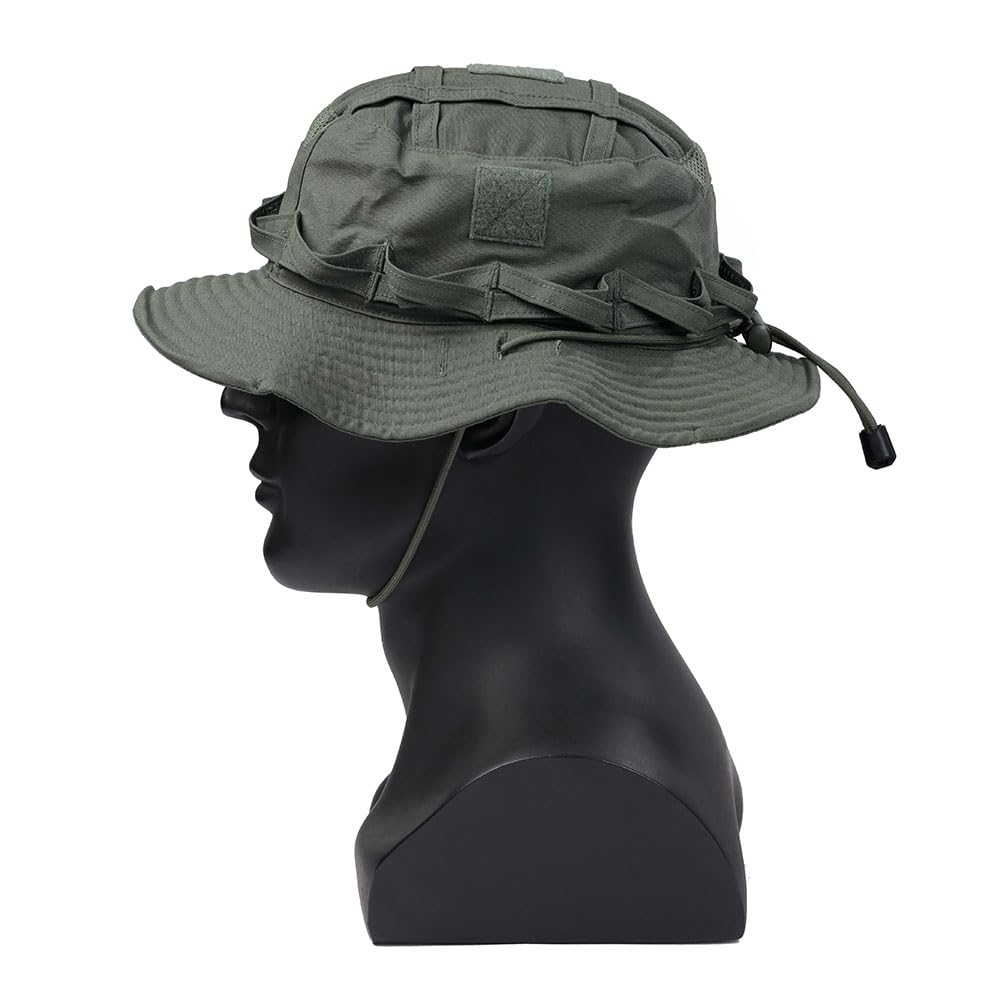 EMERSONGEAR 9768 Breathable Tac Boonie Hats Mil Camo,Hat,Sun,Hot Weather Booney Daily,Short Brim Good Vision Design