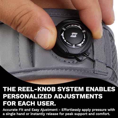 Tennis Elbow Brace for Men Women, Elbow Brace for Tendonitis Tennis Elbow & Golfer's Elbow, Adjustable Elbow Strap, Gray, REGULAR Size (M/L), 9"?11.5", 1 Pack