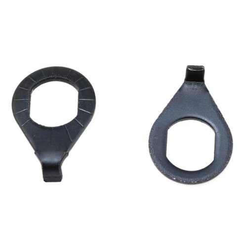 Meuey Lyot -Bicycle Hub 3/8 Inch Black Flange Shaft Nut Kits, with Front and Rear Bicycle Wheel Safety Washers -8psc