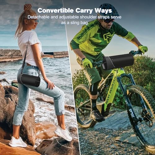 FINPAC Waterproof Bike Handlebar Bag with Gray and Black Variations - 2.4L Storage