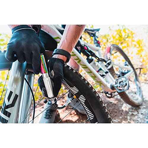 LEZYNE Pocket Drive Pro Mini Bicycle Hand Pump, High Pressure 160 PSI, Presta & Schrader with Valve Core Tool, Alloy Bracket Mount, Grip Textured, Easy to Use Bike Tire Pump