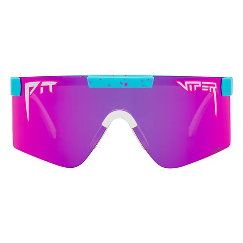 Pit Viper Sunglasses I The Original 2.0 I Regular Fit I HDPV Polarized Lens, Indestructible Frame I Turbo Adjustable for Perfect Fit I Micro Fiber Bag & Retainer Straps I Pink Lens, Light Blue Frame