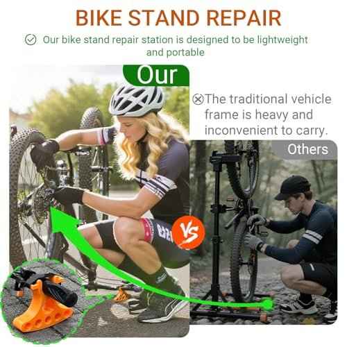 2PCS Bike Repair Stands,Bicycle Handlebar Support Stand,Portable Handlebar Jacks,Compatible For Jasion For Huffy For Dynacraft