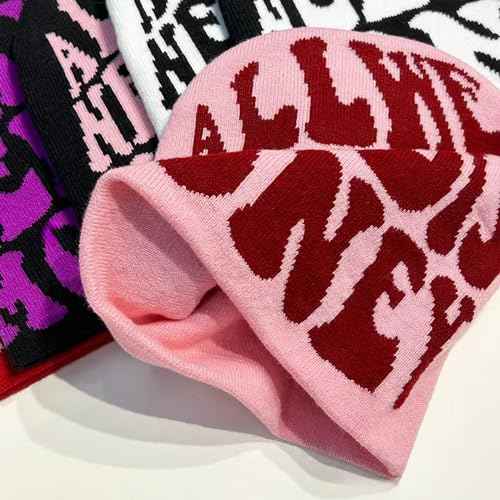 Y2K Beanie Hat for Men & Women Trendy Soft Stretchable Winter Cap, Warm Comfortable Cold Weather Knit Accessory