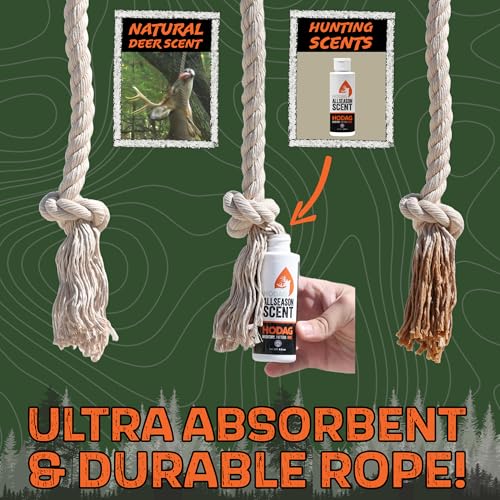 Whitetail Deer Scent Attractant Rope Kit for Hunting - AllSeason Formula
