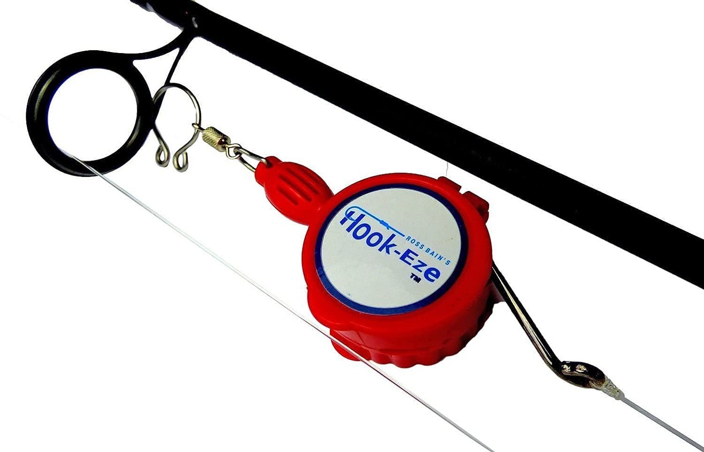 HOOKEZE Fly Fishing Safe Knot Tying Tool, Standard Yellow & Large Blue Combo - for Fishing Hooks, Jig Heads, Flies, Line Cutter, Swivels, Safe Hook Covers - Suitable for Bass, Kayak and Fly Fishing